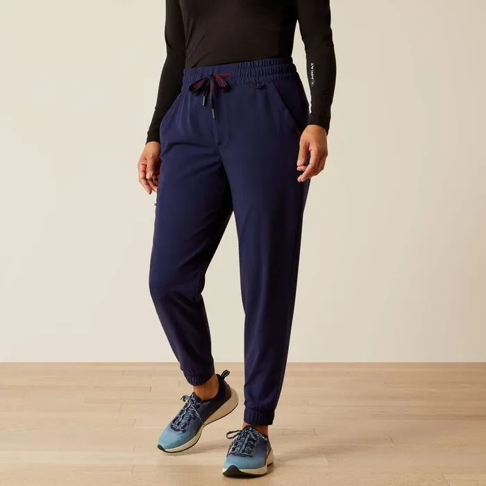 Women Scrubs Ariat Blackwell Cargo Stretch Jogger Scrub Pant Navy