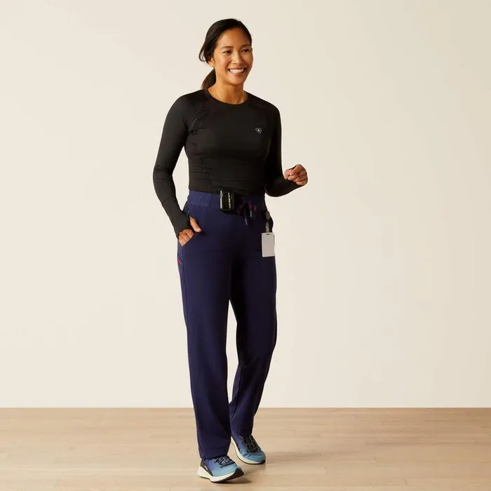 Women Scrubs Ariat Nightingale Stretch Utility Scrub Pant Navy