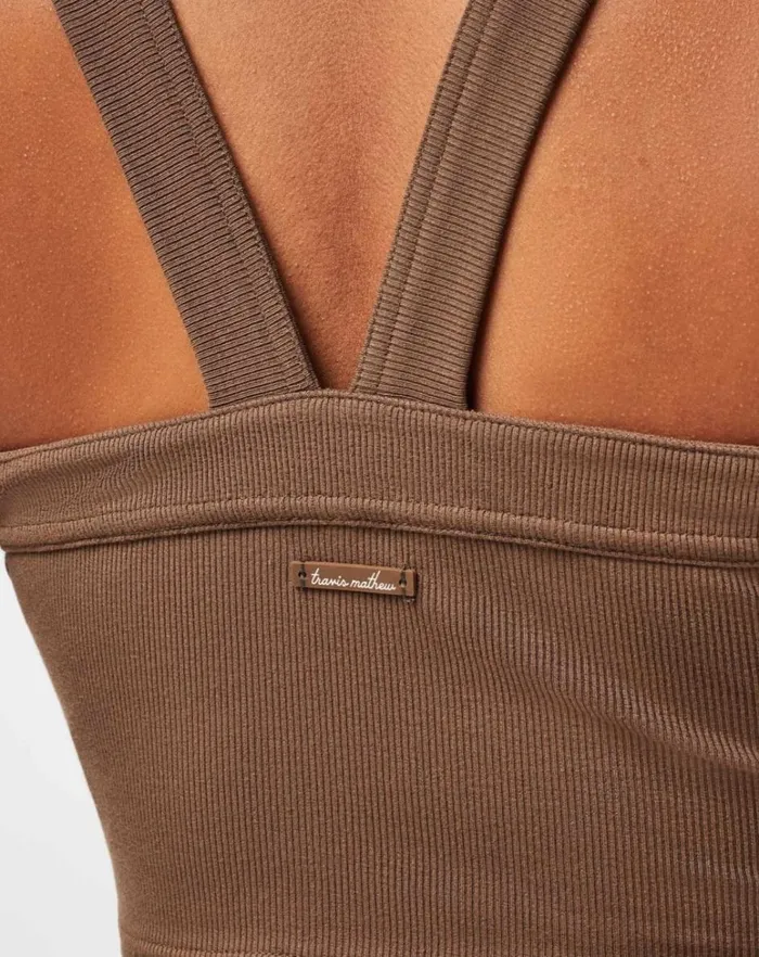 Women Shirts and Tops TravisMathew OUR LITTLE SECRET CLOUD TANK Cocoa Brown Women Shirts and Tops TravisMathew OUR LITTLE SECRET CLOUD TANK Cocoa Brown