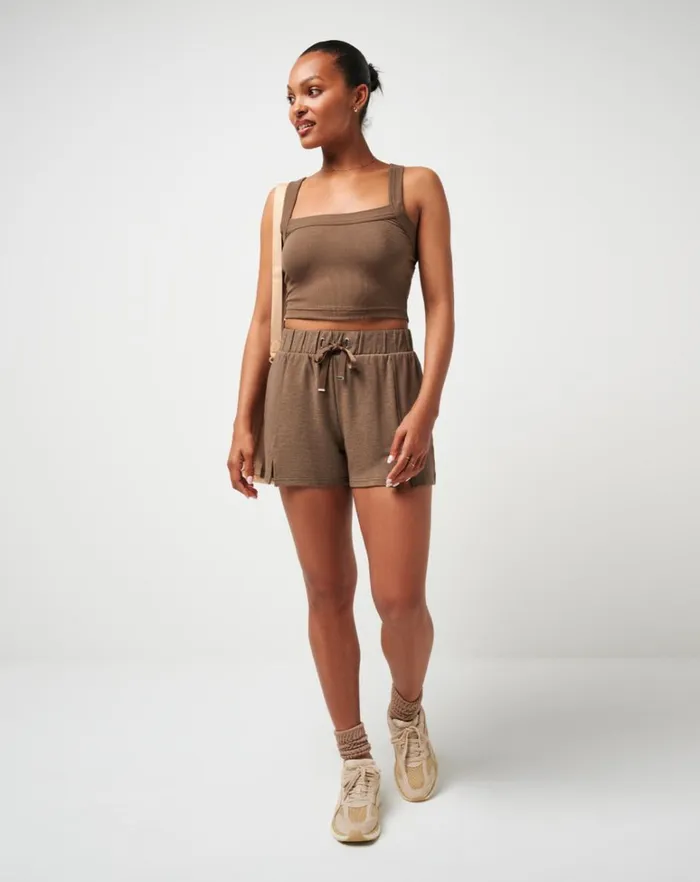 Women Shirts and Tops TravisMathew OUR LITTLE SECRET CLOUD TANK Cocoa Brown Women Shirts and Tops TravisMathew OUR LITTLE SECRET CLOUD TANK Cocoa Brown
