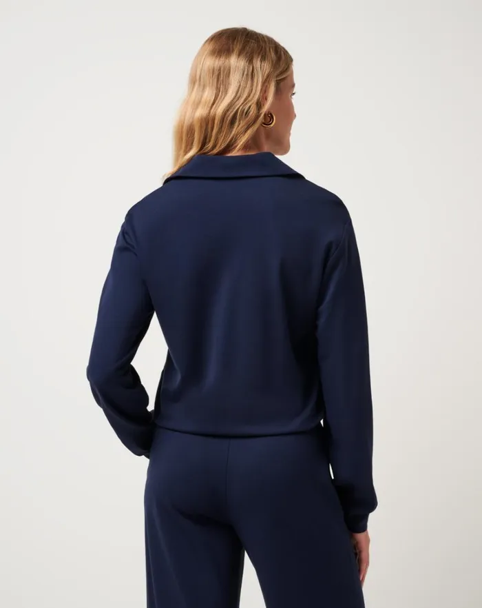 Women Shirts and Tops TravisMathew SPA DAY FRIDAY PONTE TOP Navy Blazer Women Shirts and Tops TravisMathew SPA DAY FRIDAY PONTE TOP Navy Blazer
