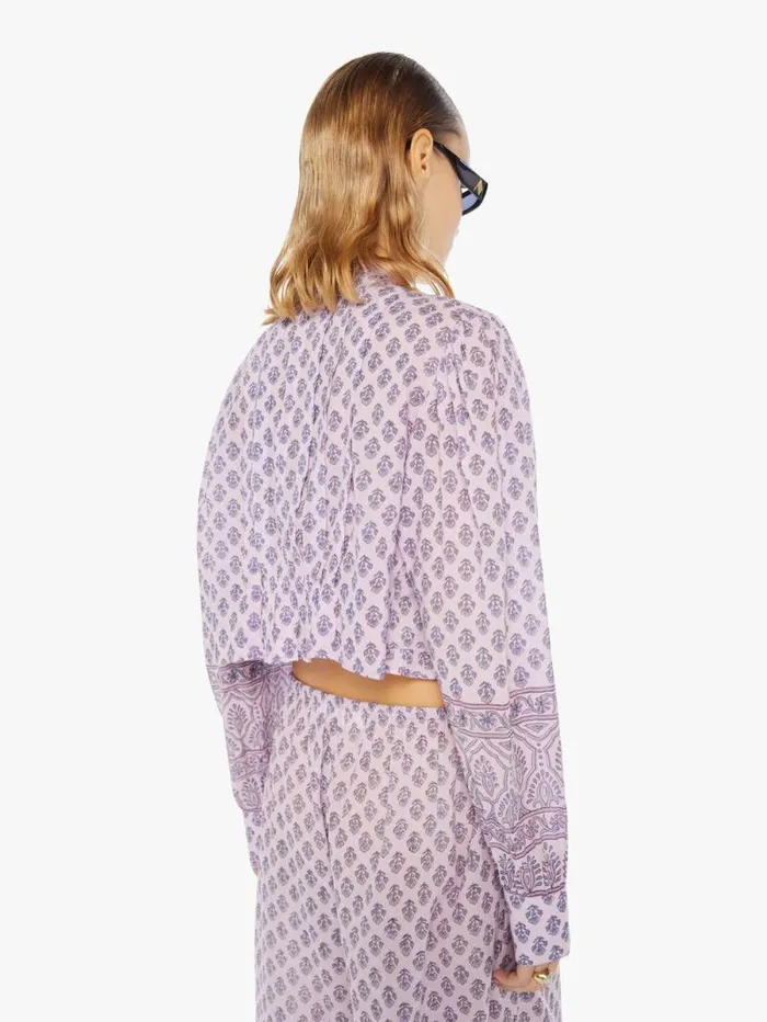 Women Shirts Mother Denim Ryland Top Purple Lilac