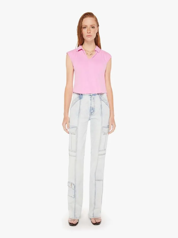 Women Shirts Mother Denim The Shape Up Tee Pink