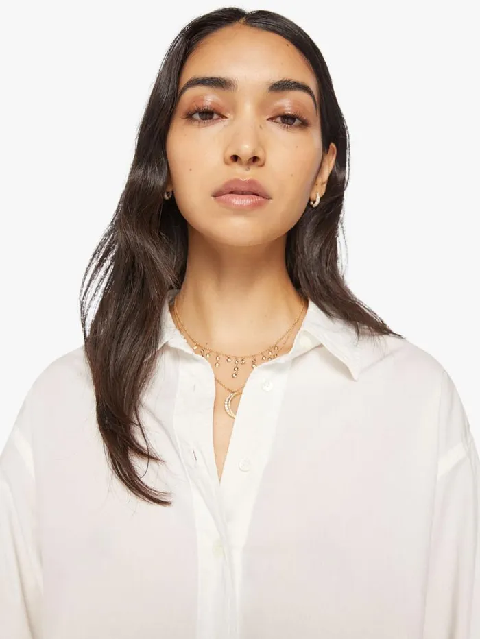 Women Shirts Mother Denim XiRENA Morgan Shirt White