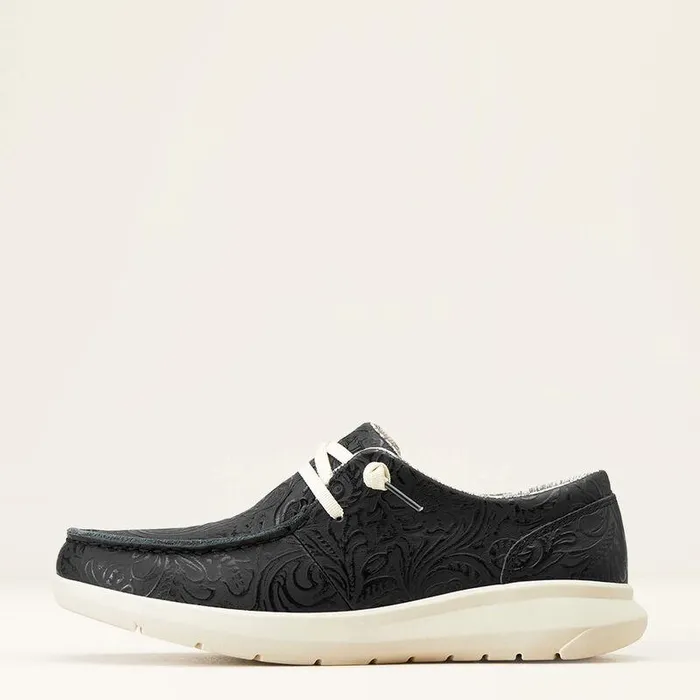 Women Shoes and Sneakers Ariat Hilo Black Floral Emboss Women Shoes and Sneakers Ariat Hilo Black Floral Emboss