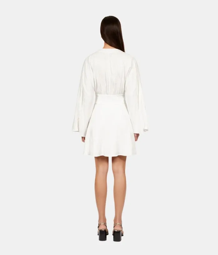 Women Short White Baroque Jacquard Dress THE KOOPLES Dresses and Jumpsuits
