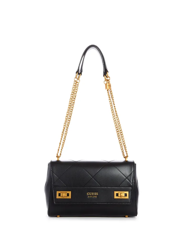 Women Shoulder Bag GUESS Black Katey Shoulder Bag