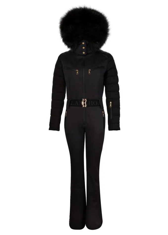 Women Ski Suit Black Holland Cooper Ski Suits