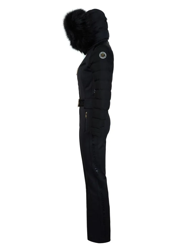 Women Ski Suit Black Holland Cooper Ski Suits