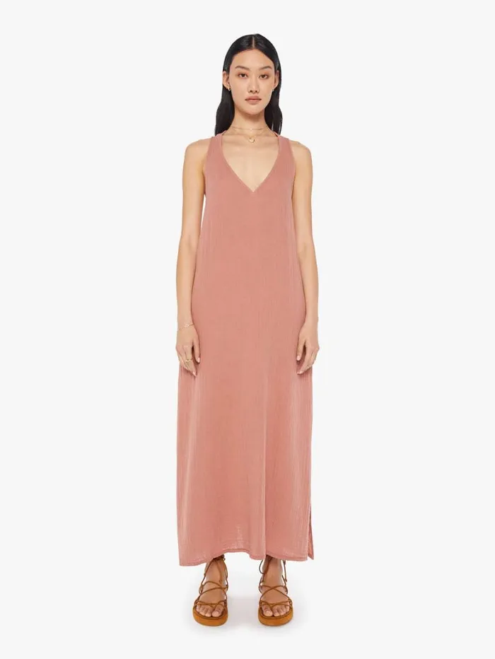 Women Skirts and Dresses Mother Denim Atlas Dress Soft Terra