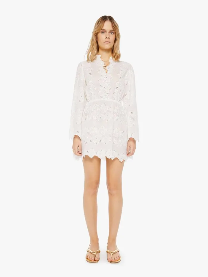 Women Skirts and Dresses Mother Denim Cleo Dress White