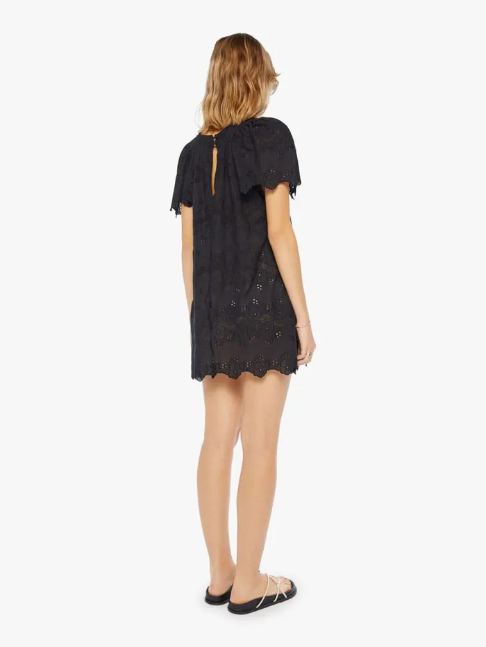 Women Skirts and Dresses Mother Denim Sienna Mini Dress Black