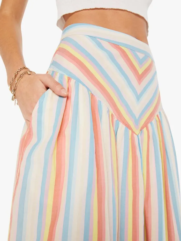 Women Skirts and Dresses Mother Denim The At Ease Skirt Picture Perfect