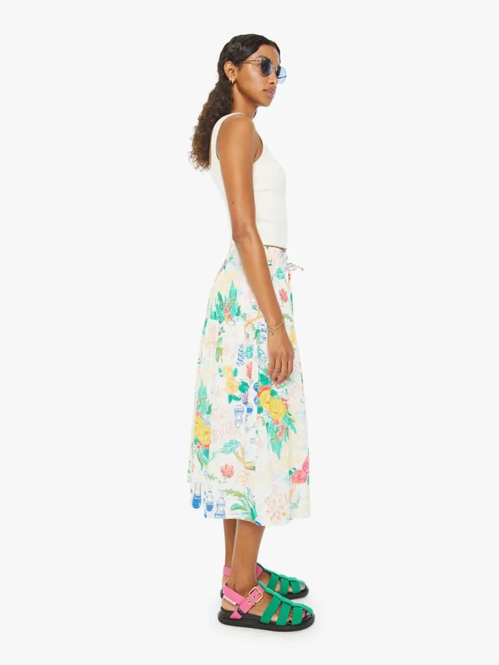 Women Skirts and Dresses Mother Denim The Cake Walk Skirt Blue turquoiseaqua
