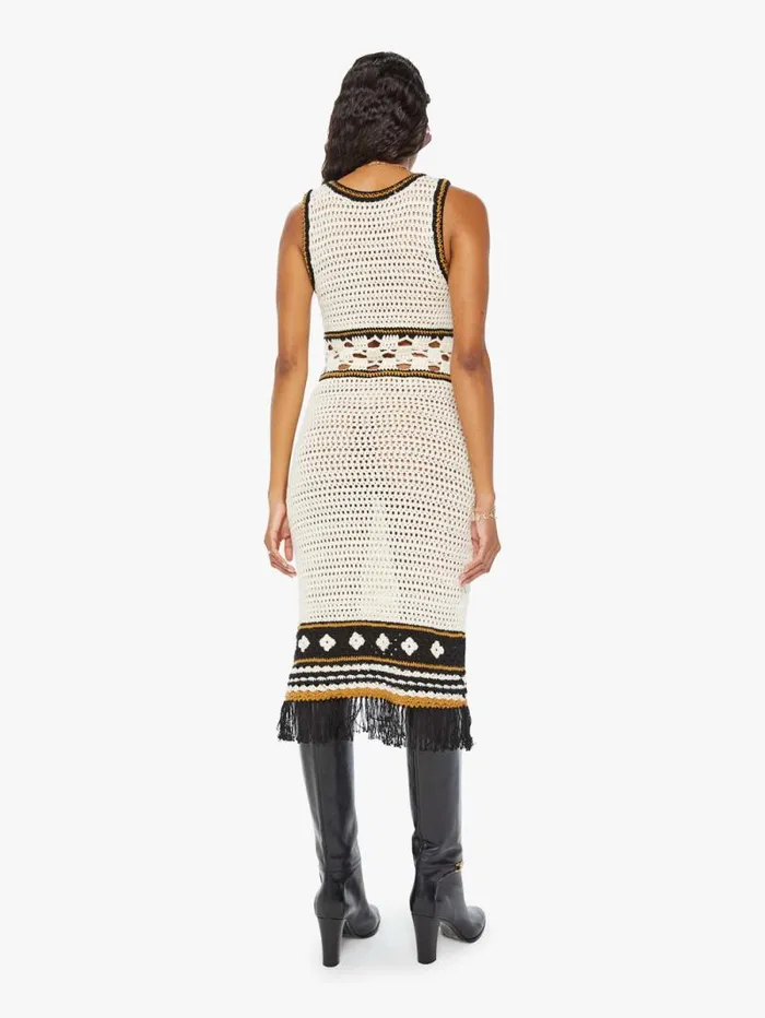 Women Skirts and Dresses Mother Denim The Frayed Edge Dress Brown