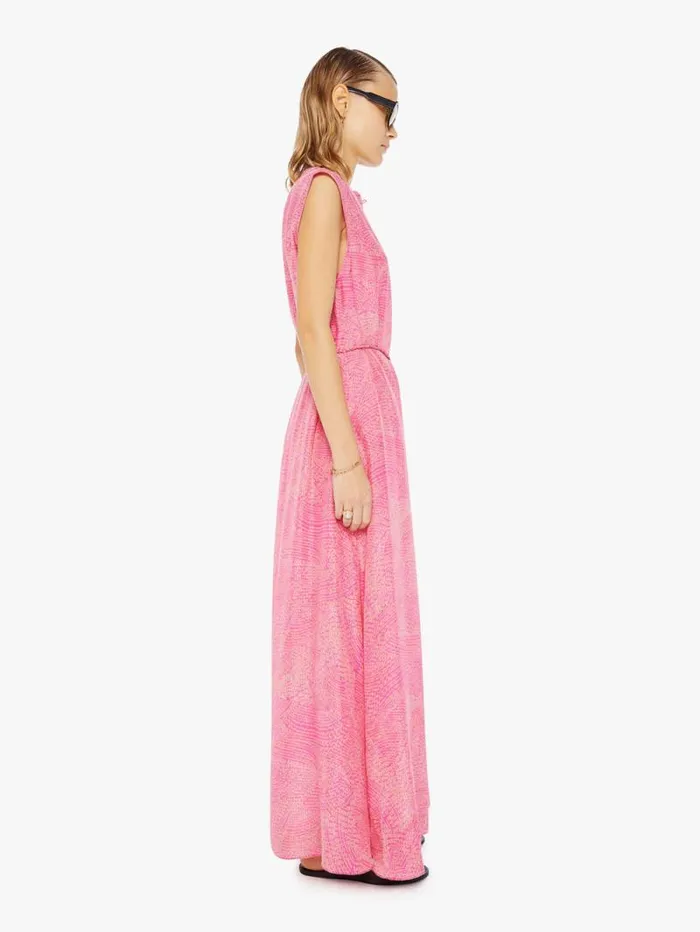 Women Skirts and Dresses Mother Denim Williams Sleeveless Maxi Dress Fuchsia Vibes