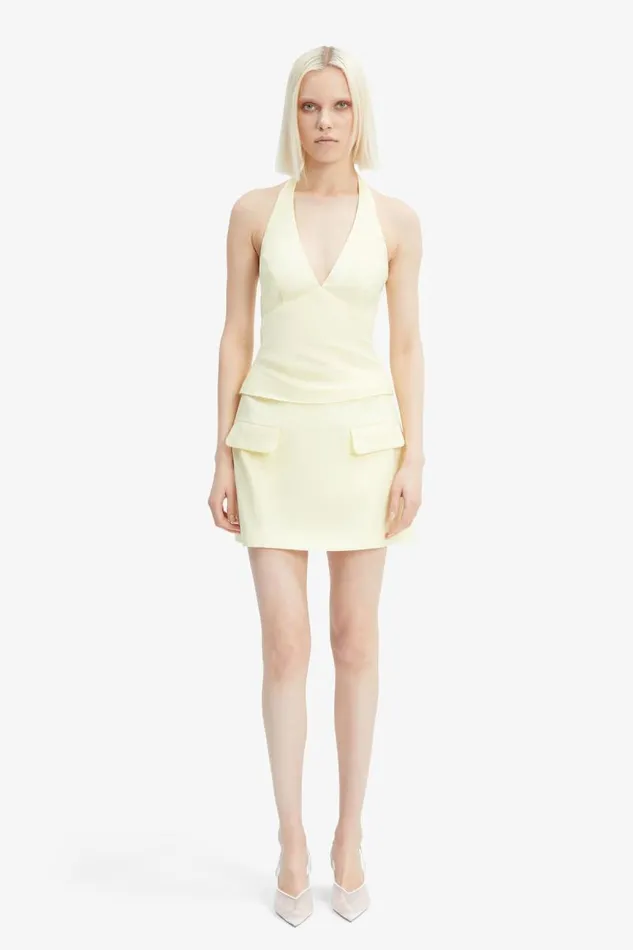 Women Skirts Bardot Delphi Linen Mini Skirt In Canary Yellow Canary Yellow Women Skirts Bardot Delphi Linen Mini Skirt In Canary Yellow Canary Yellow