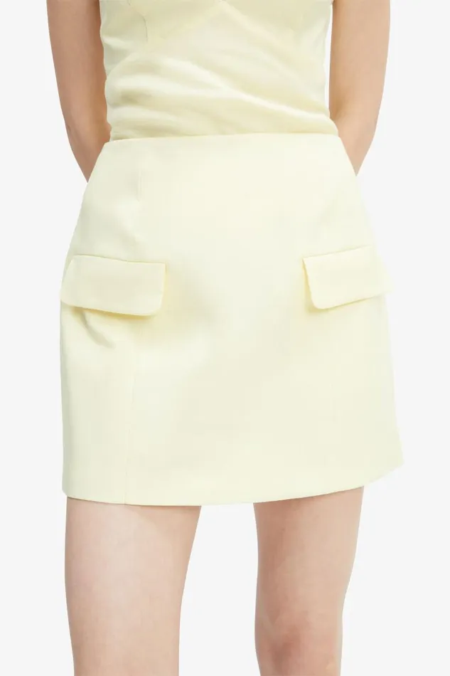 Women Skirts Bardot Delphi Linen Mini Skirt In Canary Yellow Canary Yellow Women Skirts Bardot Delphi Linen Mini Skirt In Canary Yellow Canary Yellow