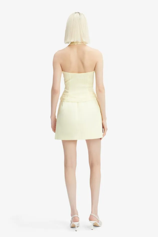 Women Skirts Bardot Delphi Linen Mini Skirt In Canary Yellow Canary Yellow Women Skirts Bardot Delphi Linen Mini Skirt In Canary Yellow Canary Yellow