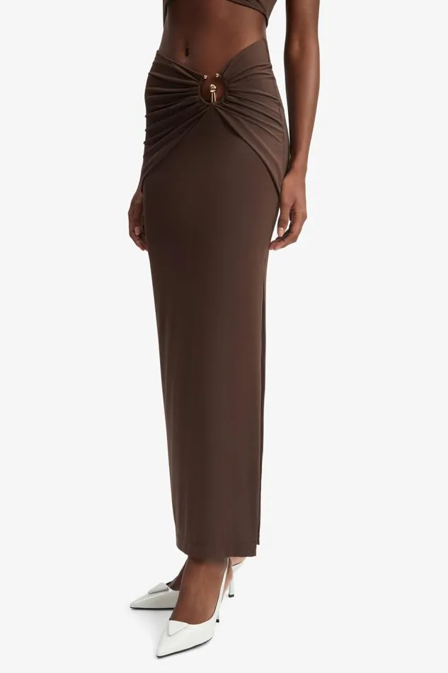 Women Skirts Bardot Neve Maxi Skirt In Chocolate Chocolate Women Skirts Bardot Neve Maxi Skirt In Chocolate Chocolate