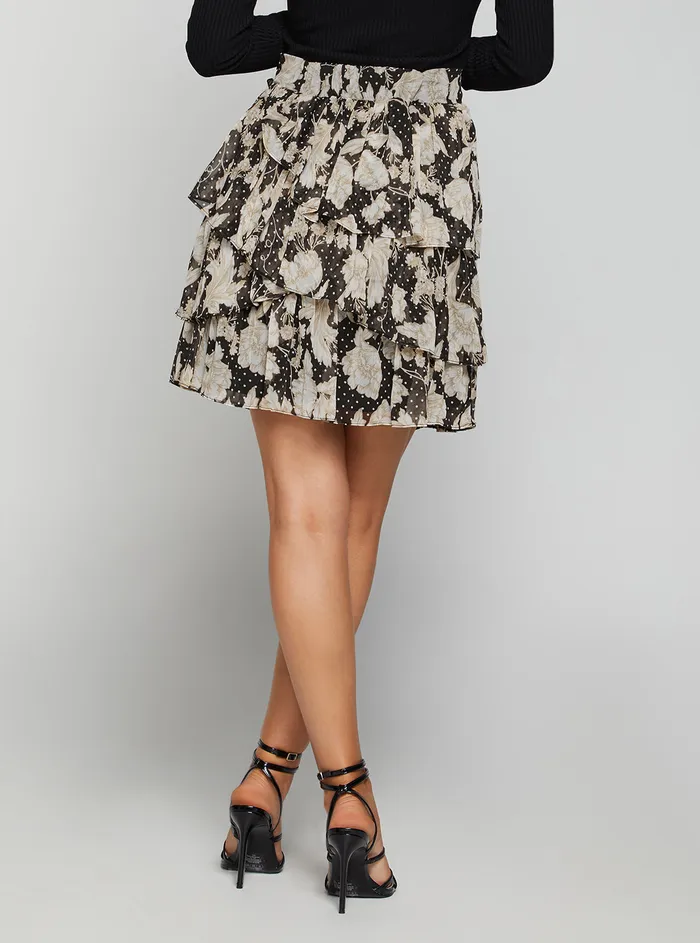 Women Skirts GUESS Eco Soiree Floral Print Nancy Mini Skirt