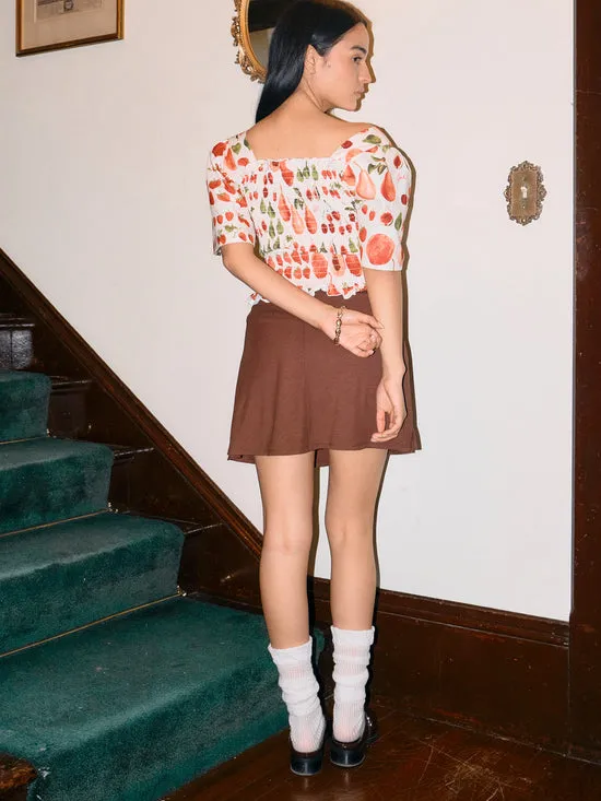 Women Skirts Lisa Says Gah Darcy Skort Brown