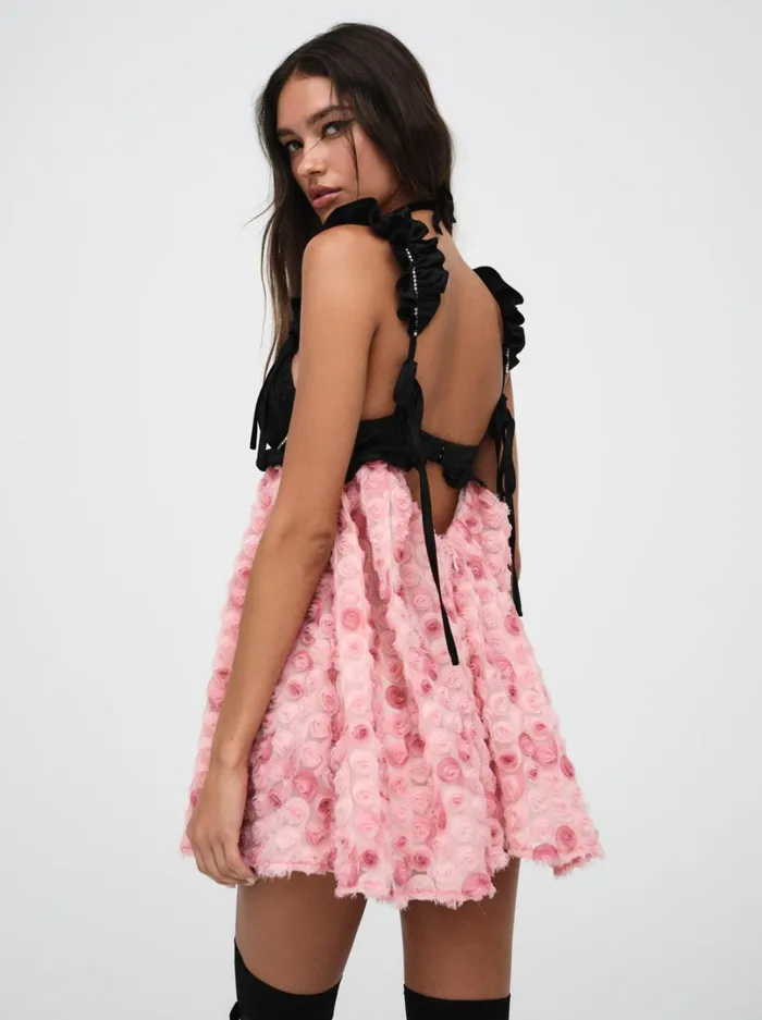 Women Skye Mini Dress Pink For Love and Lemons Dresses Women Skye Mini Dress Pink For Love and Lemons Dresses