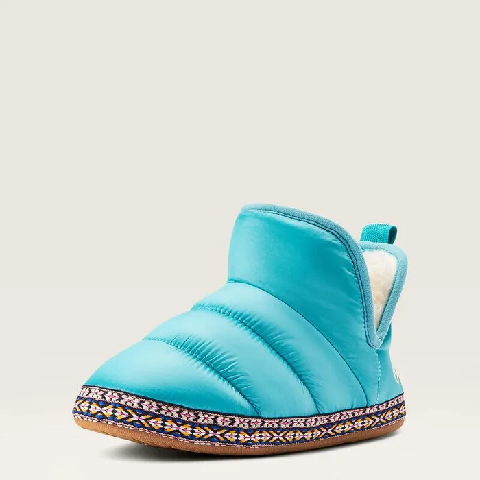 Women Slippers Ariat Crius Bootie Slipper Turquoise