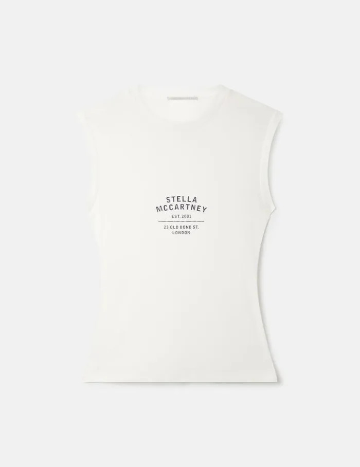 Women Stella McCartney 2001 Tank Top White Stella McCartney Sweatshirts And TShirts Women Stella McCartney 2001 Tank Top White Stella McCartney Sweatshirts And TShirts