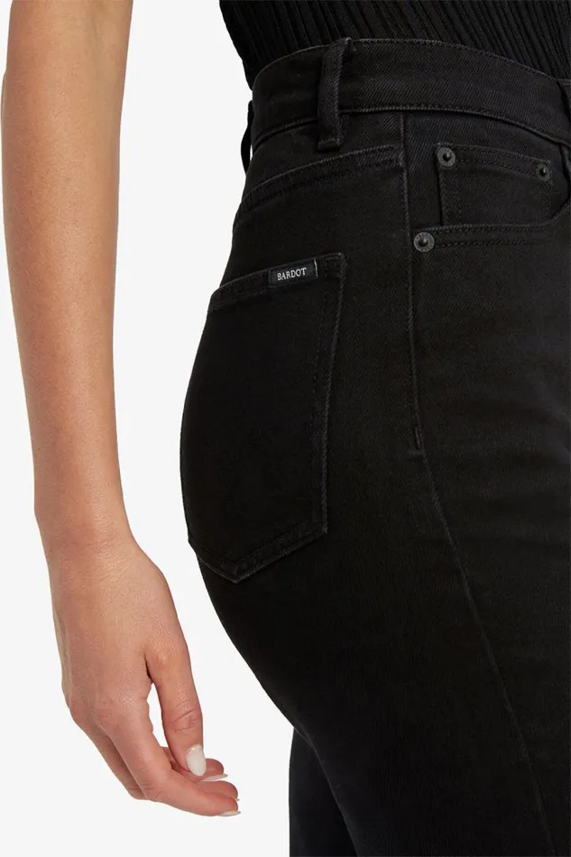 Women Straight Jean Bardot Heidi Straight Full Leg In Black Black
