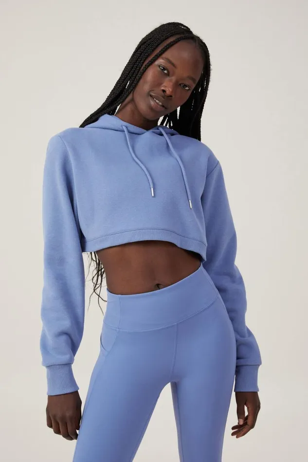 Women Sweats and Hoodies Cotton On Plush Cross Back Shrug Riverside