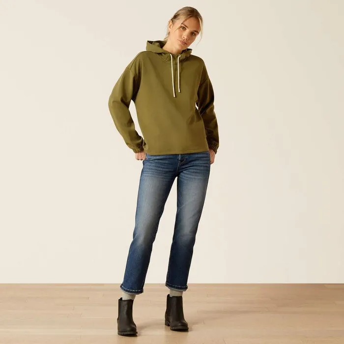 Women Sweatshirts and Hoodies Ariat Moraga Hoodie Winter Moss
