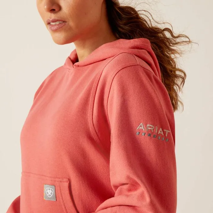 Women Sweatshirts and Hoodies Ariat Rebar Lightweight Cropped Hoodie Mineral Red Women Sweatshirts and Hoodies Ariat Rebar Lightweight Cropped Hoodie Mineral Red