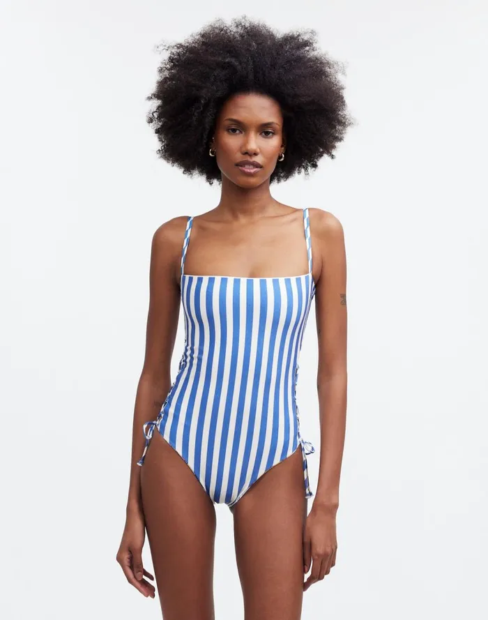 Women Swim Madewell Agua Bendita Mariel OnePiece Swimsuit Multi