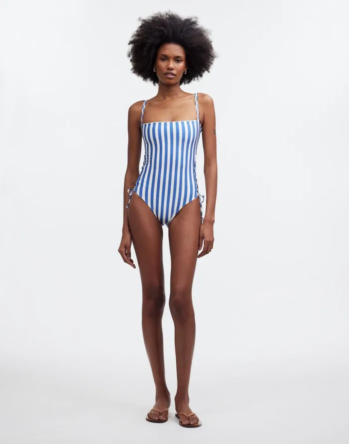 Women Swim Madewell Agua Bendita Mariel OnePiece Swimsuit Multi