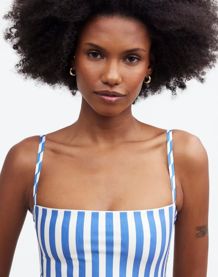 Women Swim Madewell Agua Bendita Mariel OnePiece Swimsuit Multi