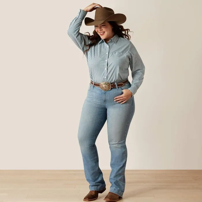 Women TShirts and Tops Ariat Kirby Stretch Shirt Capri Stripe Women TShirts and Tops Ariat Kirby Stretch Shirt Capri Stripe
