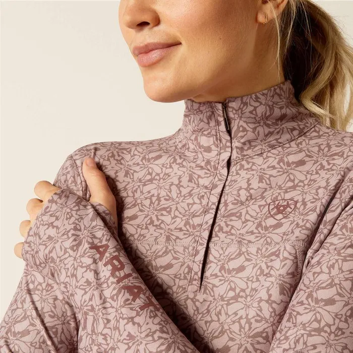 Women TShirts and Tops Ariat Lowell 30 14 Zip Baselayer Abstract Floral Women TShirts and Tops Ariat Lowell 30 14 Zip Baselayer Abstract Floral