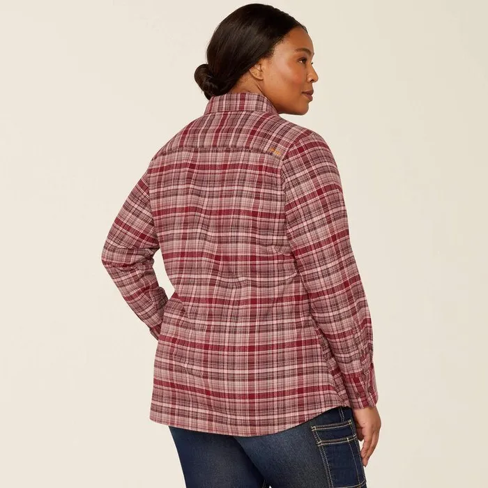 Women TShirts and Tops Ariat Rebar Flannel DuraStretch Work Shirt Catawba Grape Women TShirts and Tops Ariat Rebar Flannel DuraStretch Work Shirt Catawba Grape