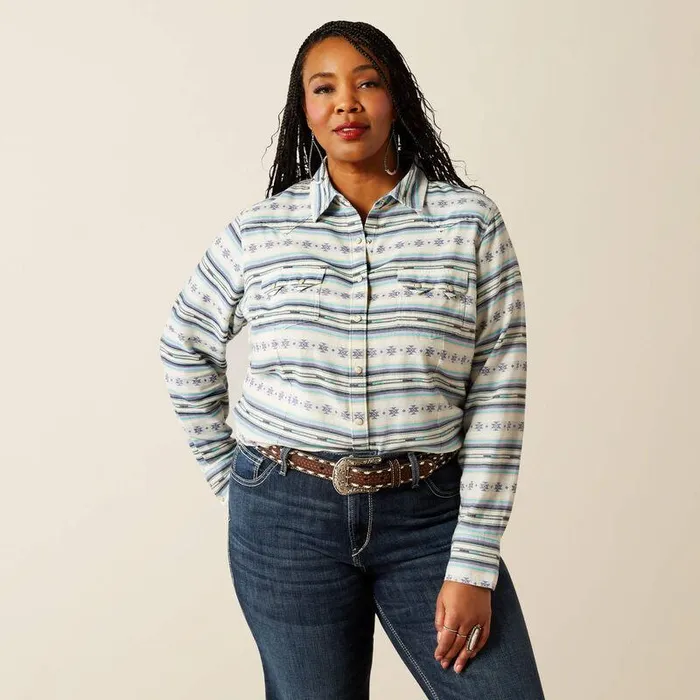 Women TShirts and Tops Ariat Seaside Shirt Geo Stream Serape Jacquard Women TShirts and Tops Ariat Seaside Shirt Geo Stream Serape Jacquard