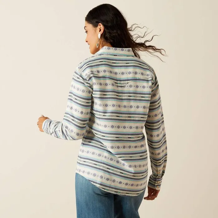 Women TShirts and Tops Ariat Seaside Shirt Geo Stream Serape Jacquard Women TShirts and Tops Ariat Seaside Shirt Geo Stream Serape Jacquard