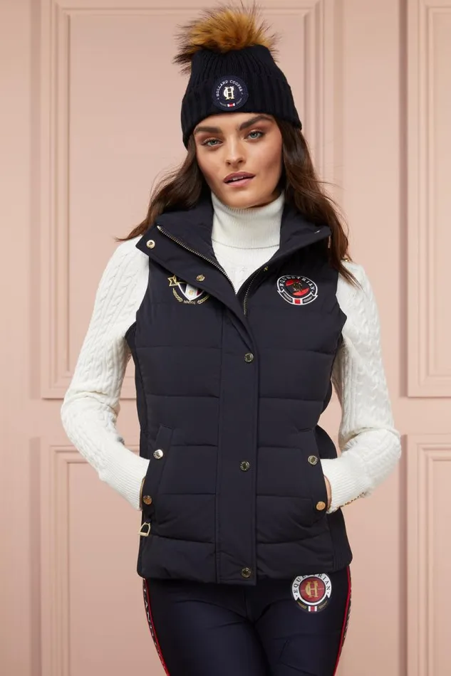 Women Team HC Gilet Ink Navy Holland Cooper Gilets