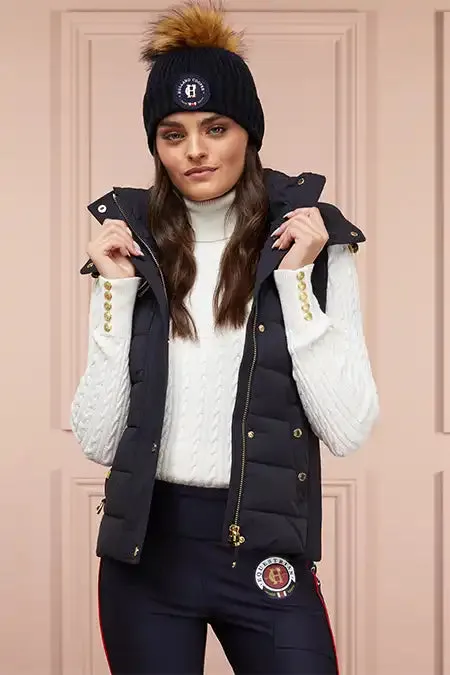 Women Team HC Gilet Ink Navy Holland Cooper Gilets