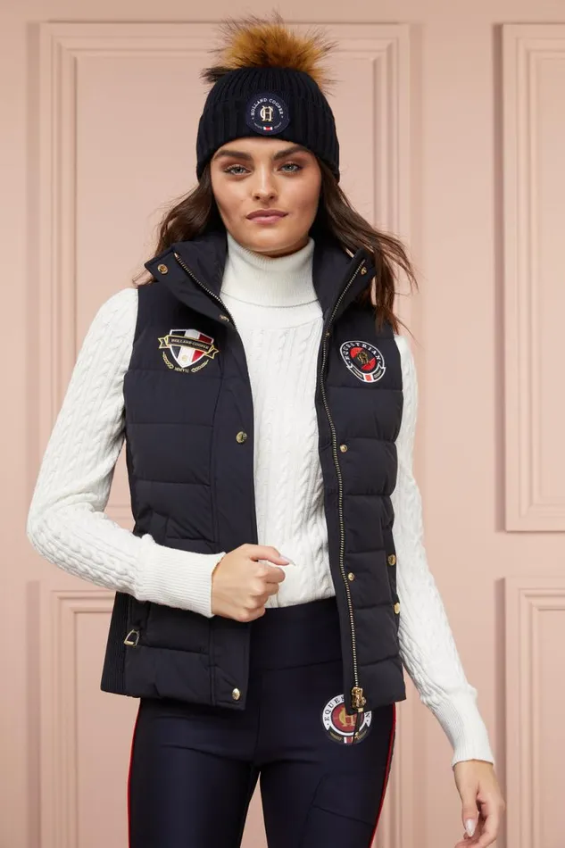 Women Team HC Gilet Ink Navy Holland Cooper Gilets