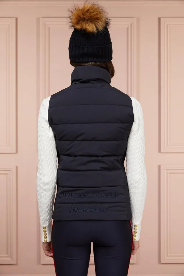 Women Team HC Gilet Ink Navy Holland Cooper Gilets