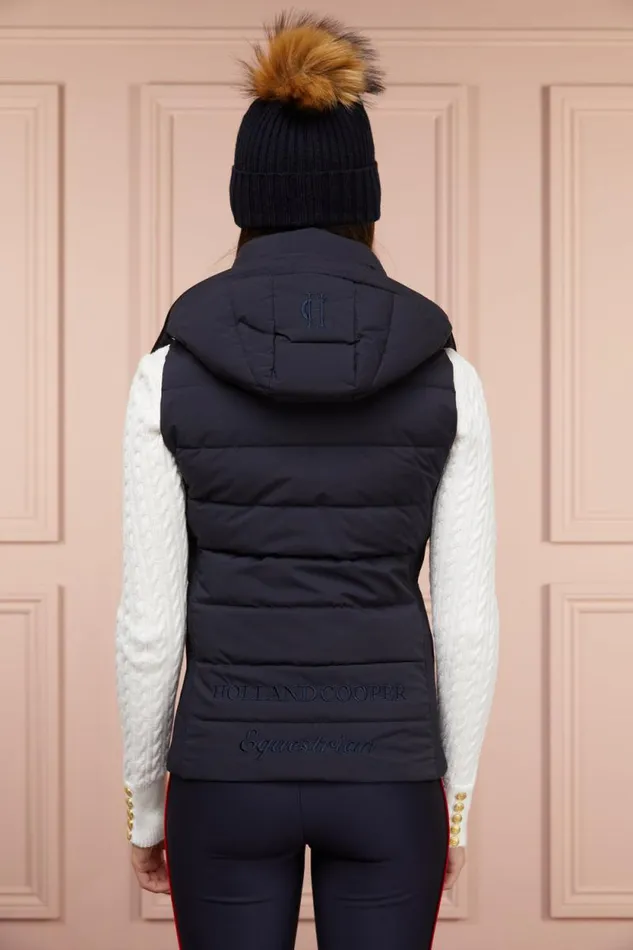 Women Team HC Gilet Ink Navy Holland Cooper Gilets
