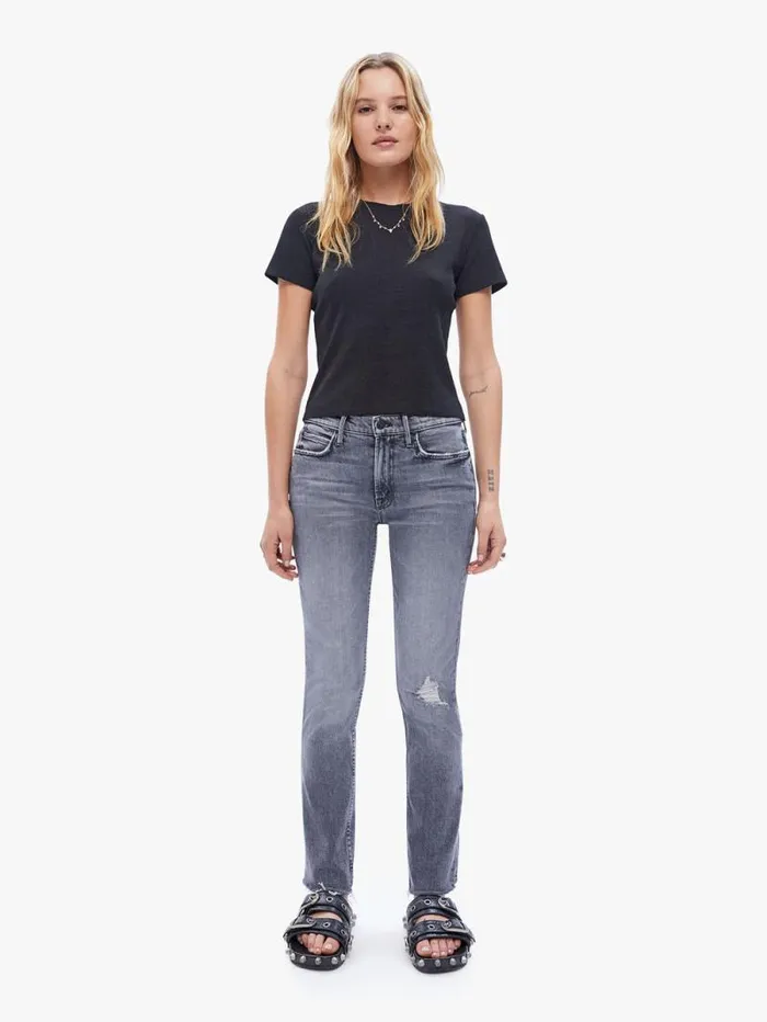 Women Tees Tanks Mother Denim Baby Tee Black