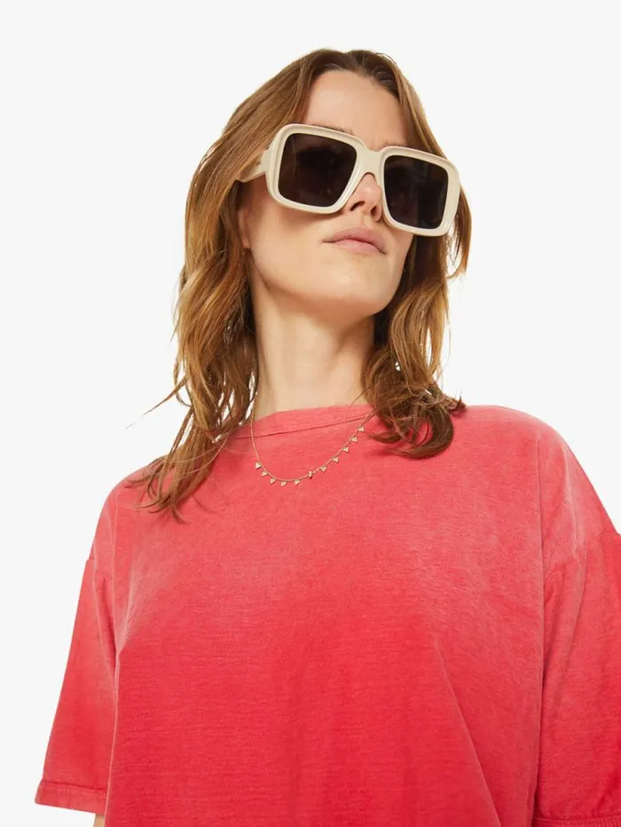 Women Tees Tanks Mother Denim Model T Red