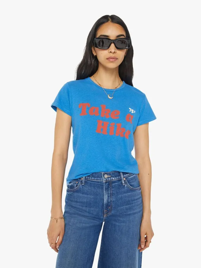 Women Tees Tanks Mother Denim The Sinful Blue