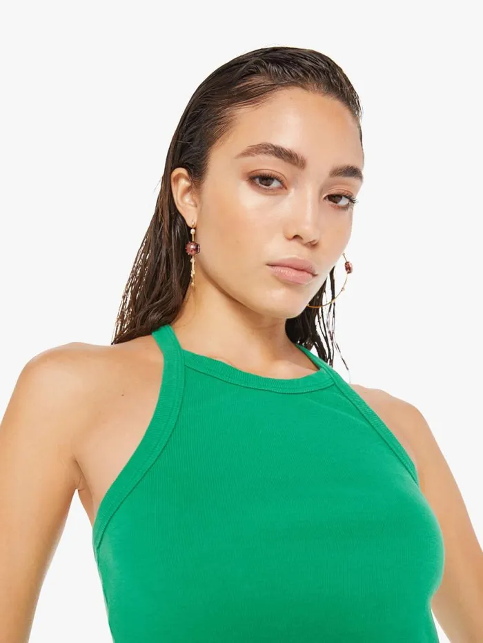Women Tees Tanks Mother Denim The Up In Arms Green